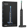 Mitimi D36 Sonic Electric Toothbrush for Adults and Kids, with 2 Brush Heads, Wireless Fast Charge, 5 Modes and 3 Intensities, 2 Minutes Built in Smart Timer, Black